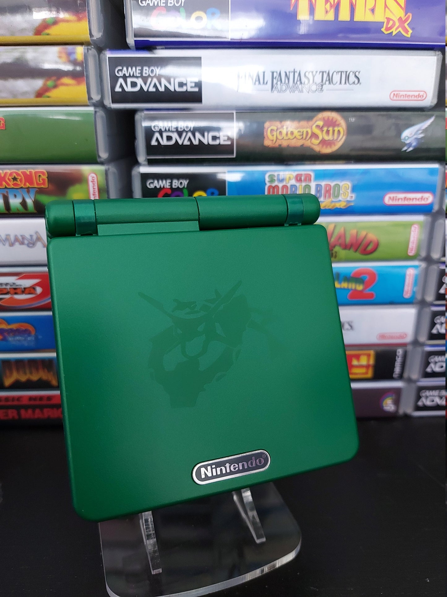 Nintendo Gameboy Advance Sp Gba Rayquaza Funnyplaying Ips V3 900mah USB C Charging