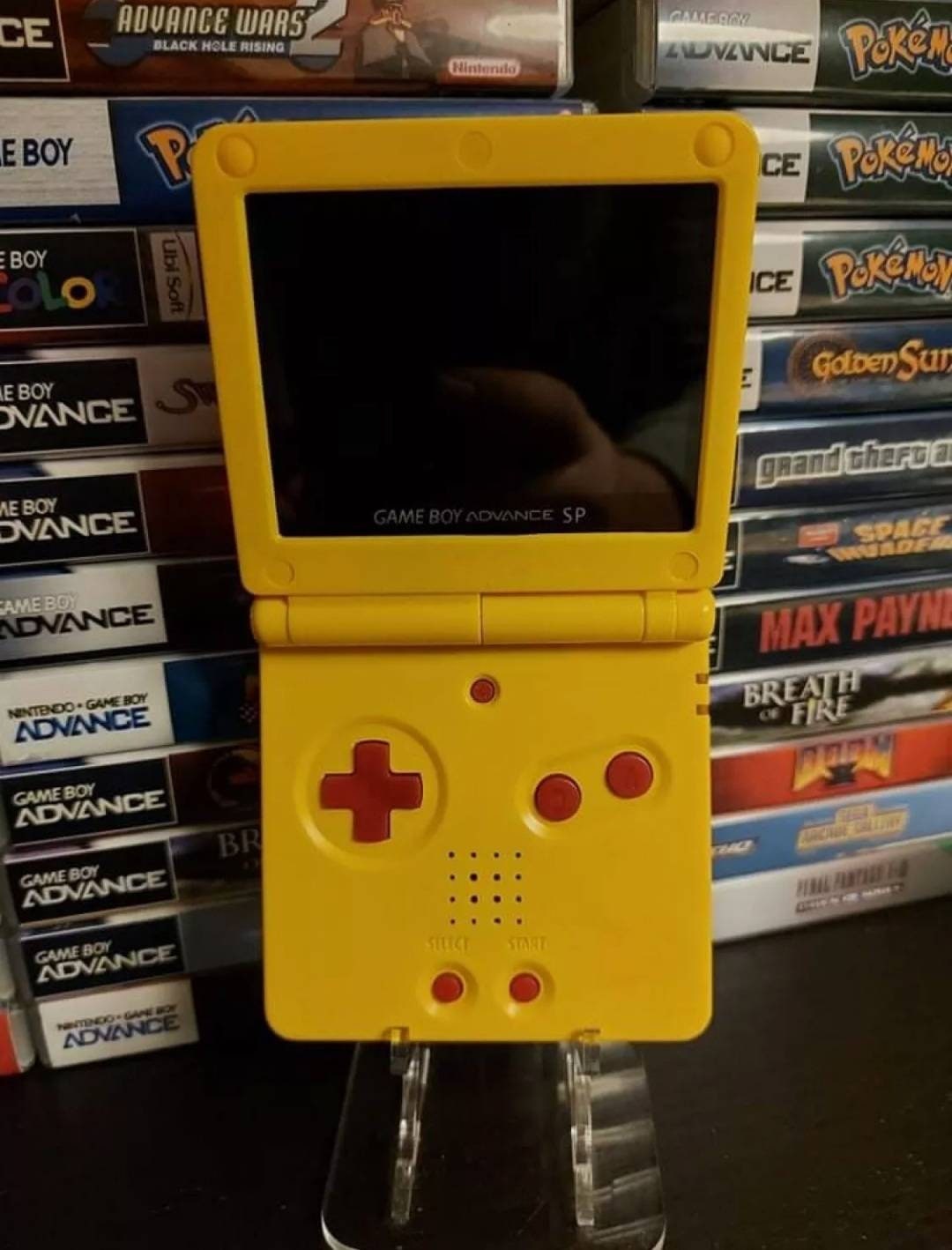 Nintendo Gameboy Advance Sp Gba Pikachu Ips V3 900mah