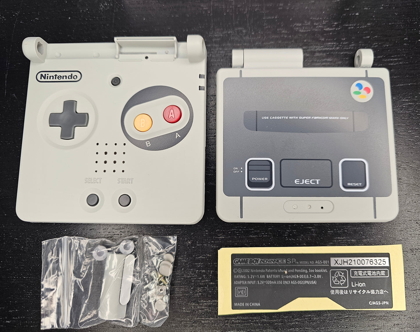 Gba sp Replacement Housing / Shell Snes