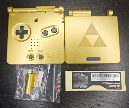 Gba sp Replacement Housing / Shell Zelda Tri Force