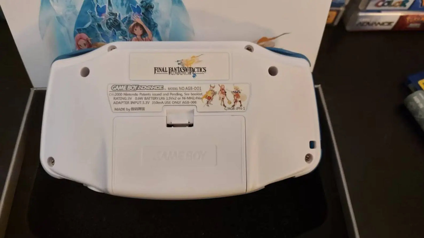 Final Fantasy GBA Custom UV Printed Shells Matching Box