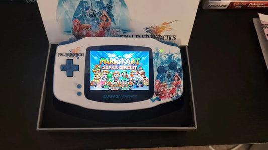 Final Fantasy GBA Custom UV Printed Shells Matching Box