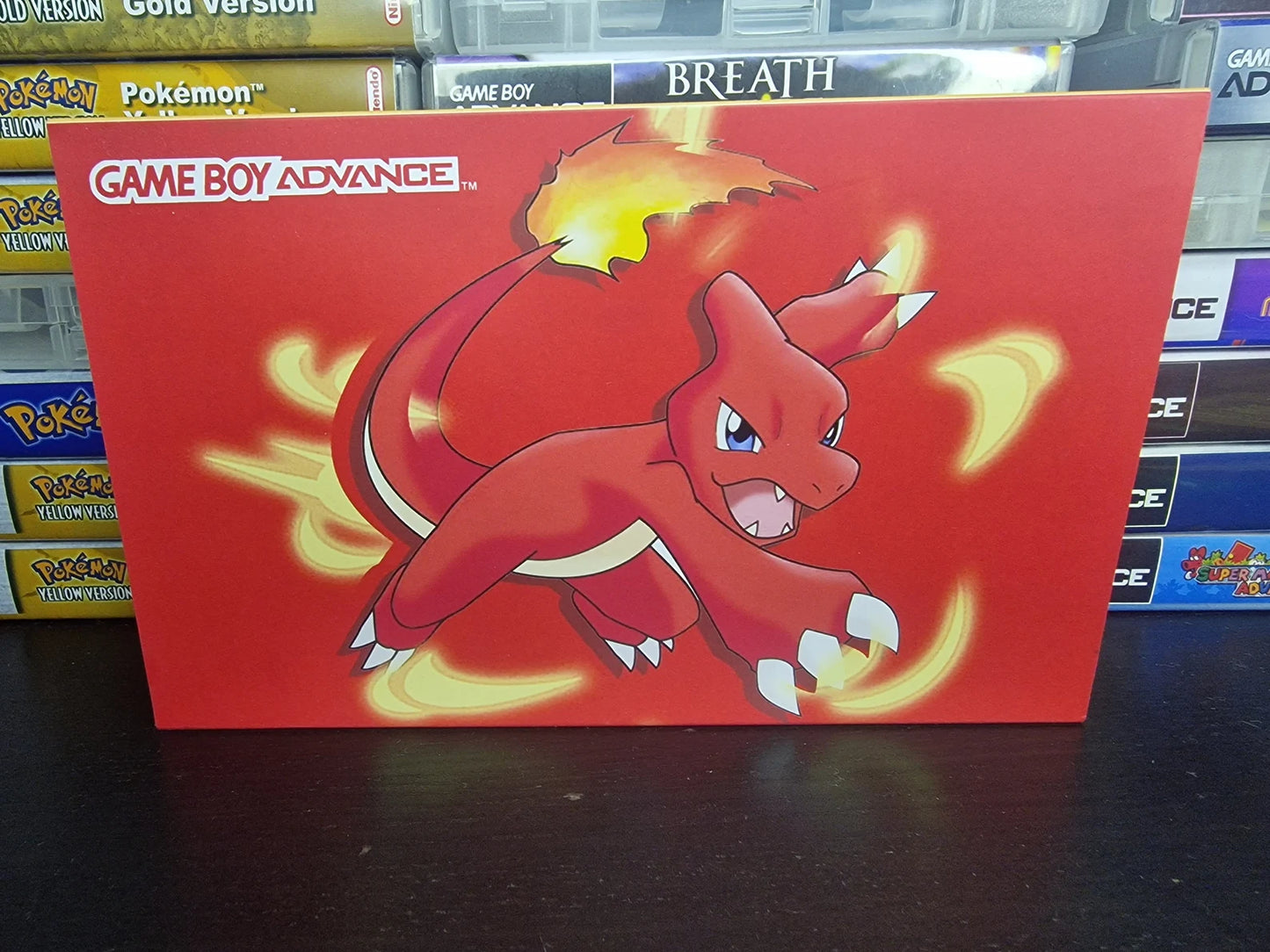 Charmeleon GBA Custom UV Printed Shells Matching Box