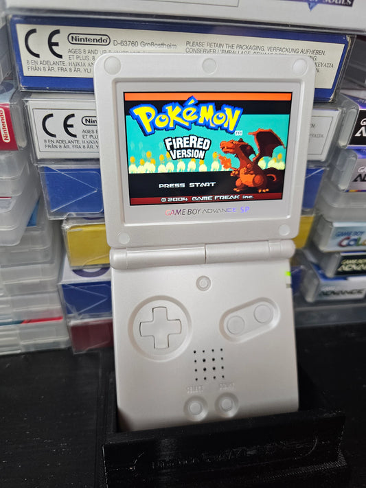 Nintendo Gameboy Advance Sp Gba All White Ips v3 900mah Usb C Charging