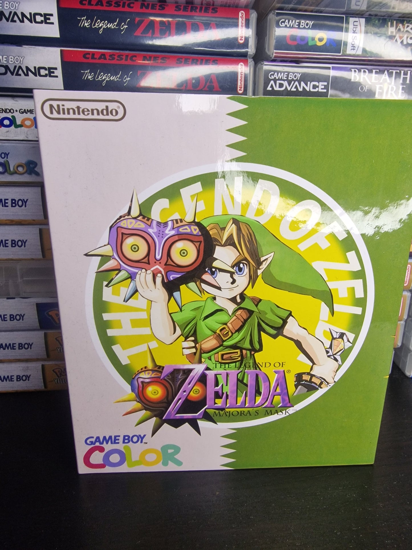 Zelda GBC Custom UV Printed Shells Matching Box