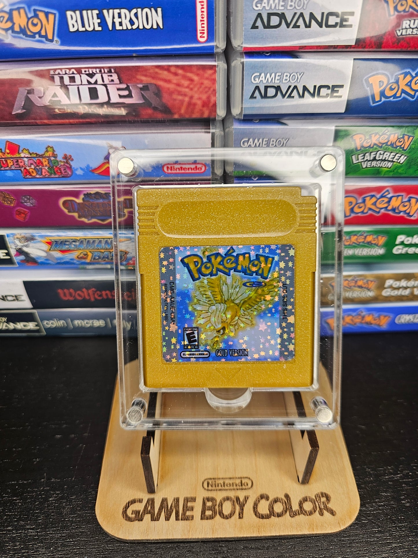 Genuine Pokemon Gold Gameboy Color Custom