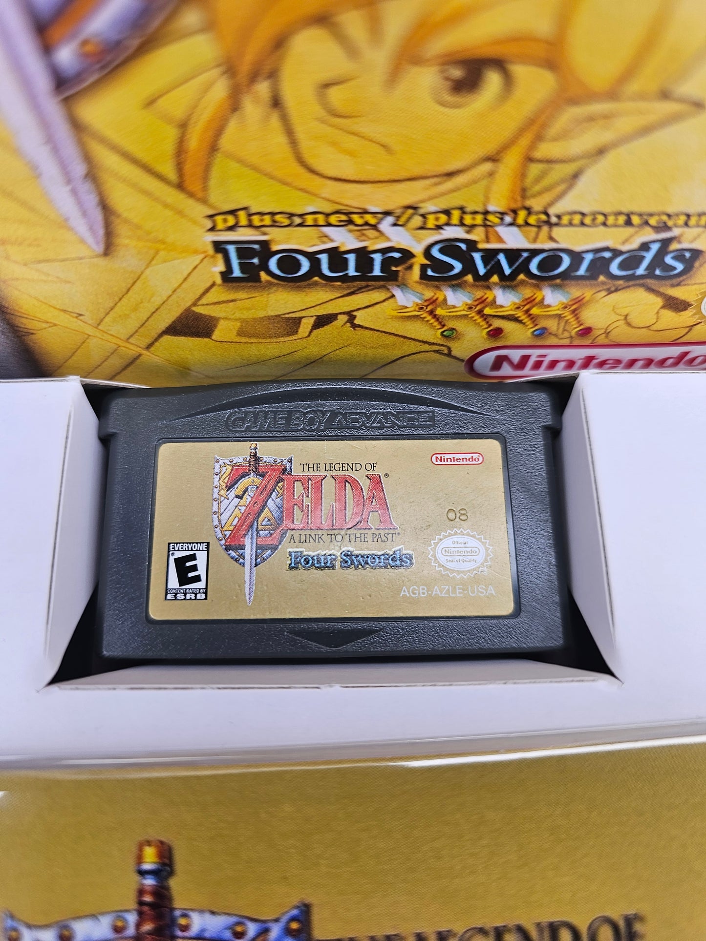 Genuine Zelda Four Swords Gameboy Advance