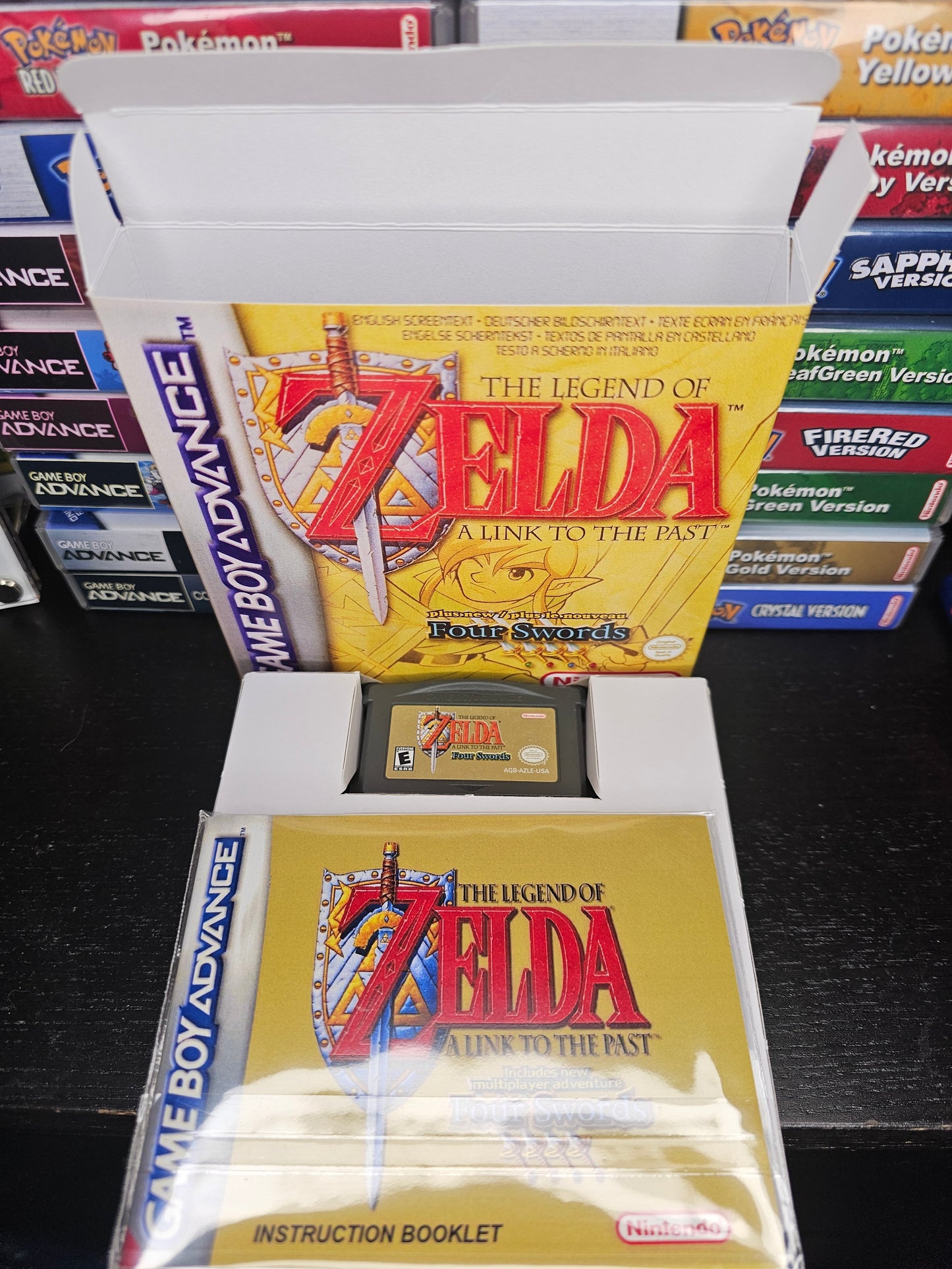 Genuine Zelda Four Swords Gameboy Advance