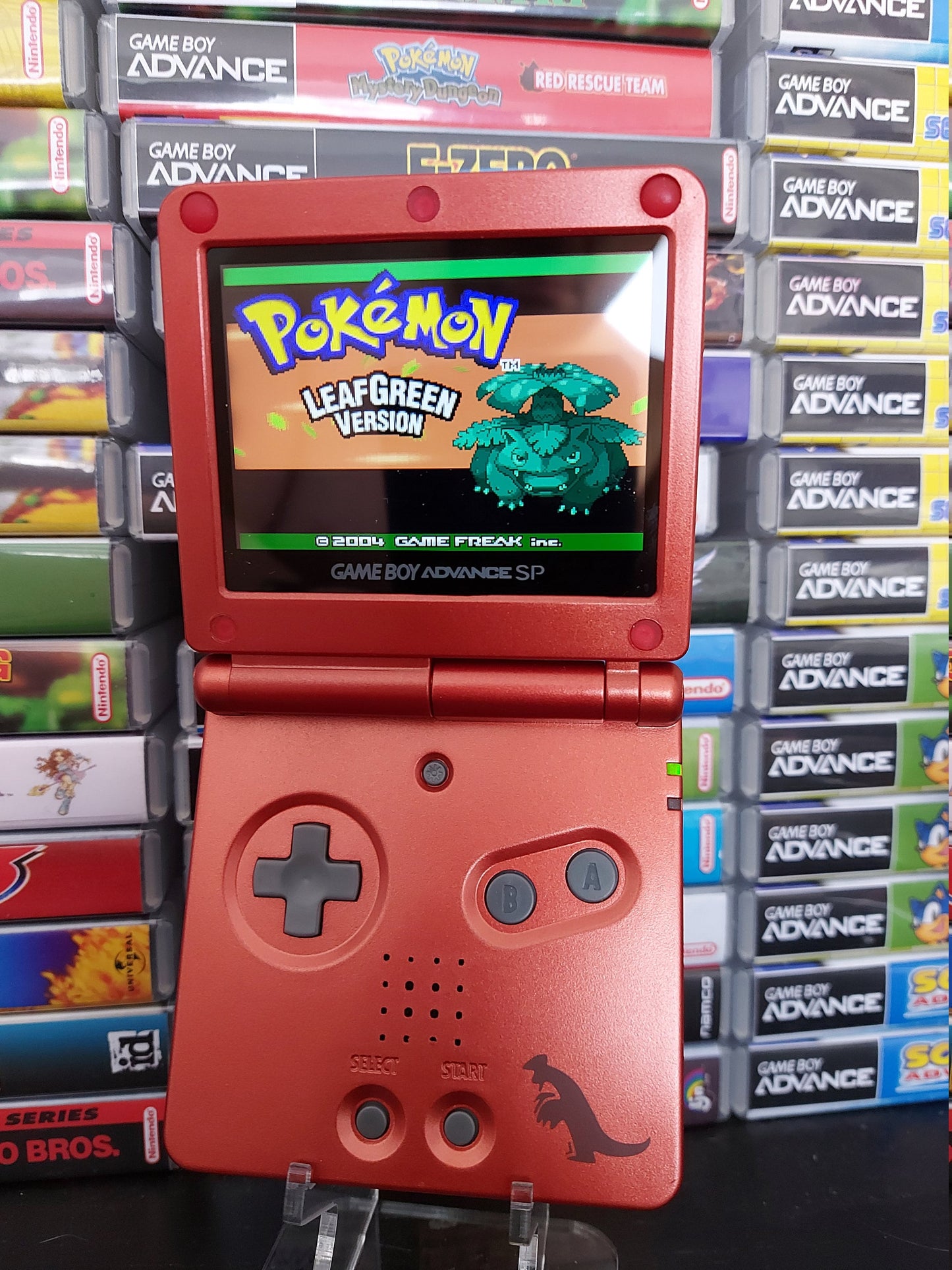 Nintendo Gameboy Advance sp Gba Groudon Ips V3 900mah USB C Charging