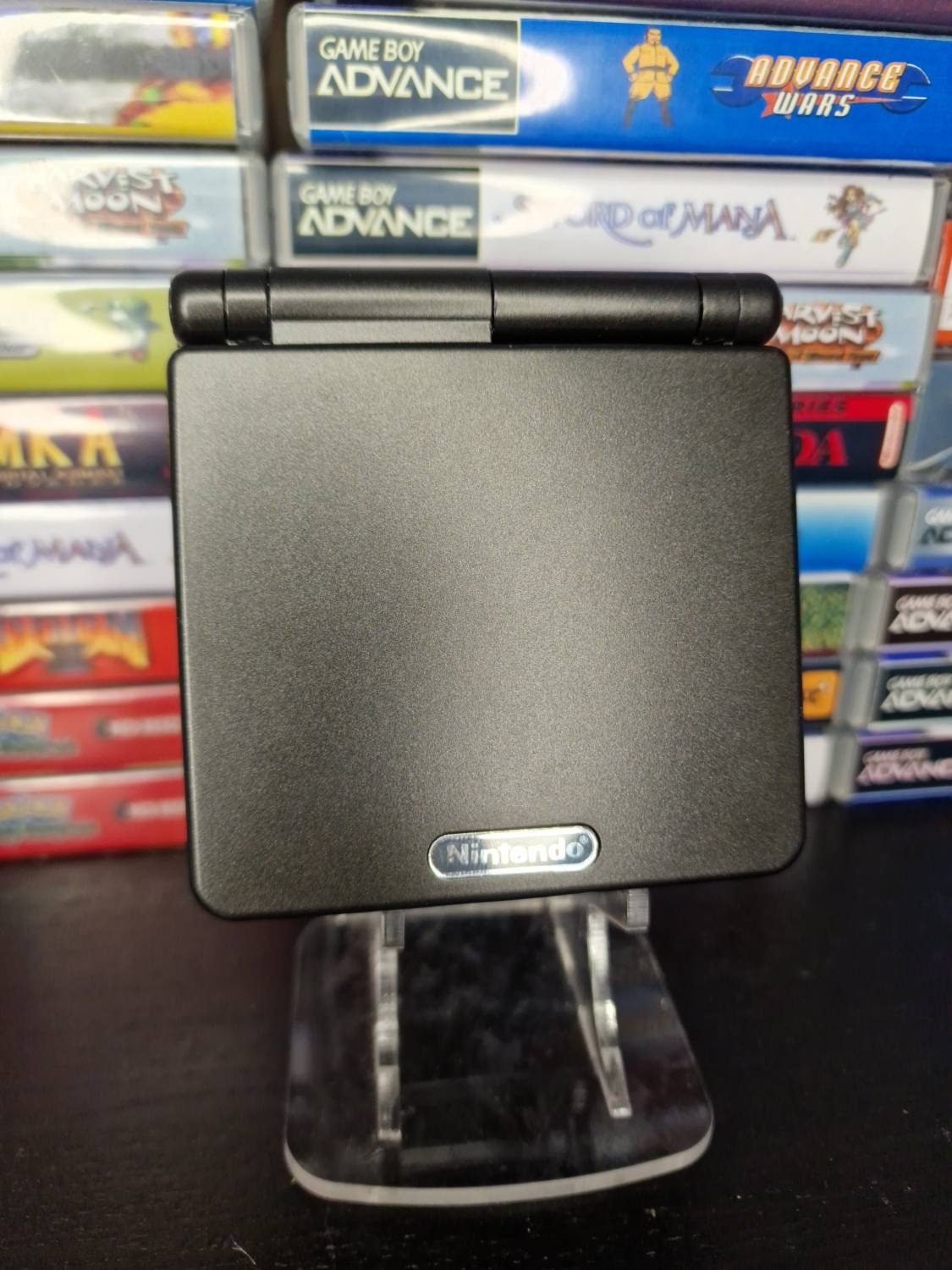 Nintendo Gameboy Advance Sp Gba All Black Ips v3 900mah