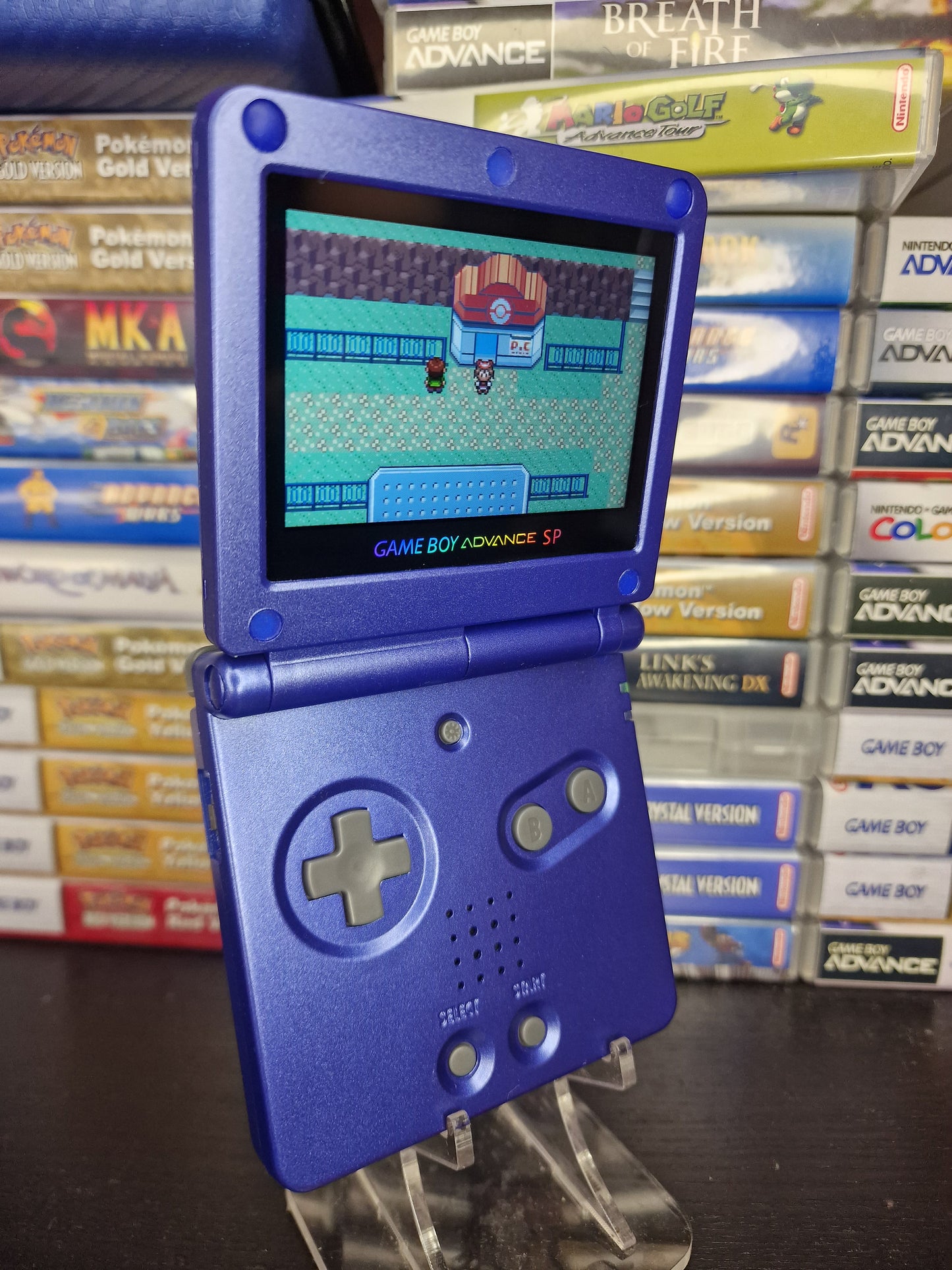 Nintendo Gameboy Advance Sp Gba All Blue Ips v3 900mah